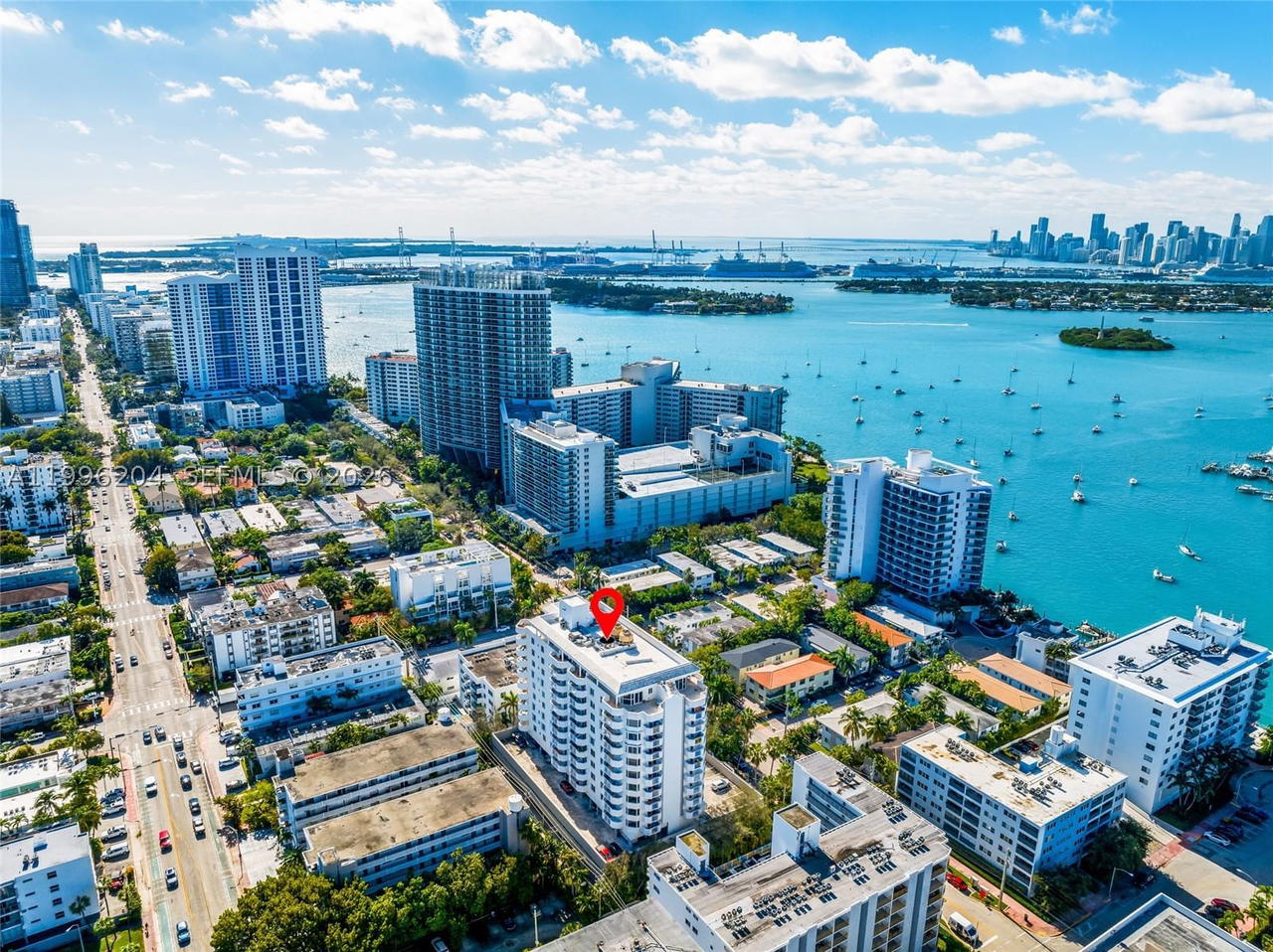 Real estate property located at 1621 Bay Rd #802, Miami-dade, Bayview Plaza Condo, Miami Beach, FL