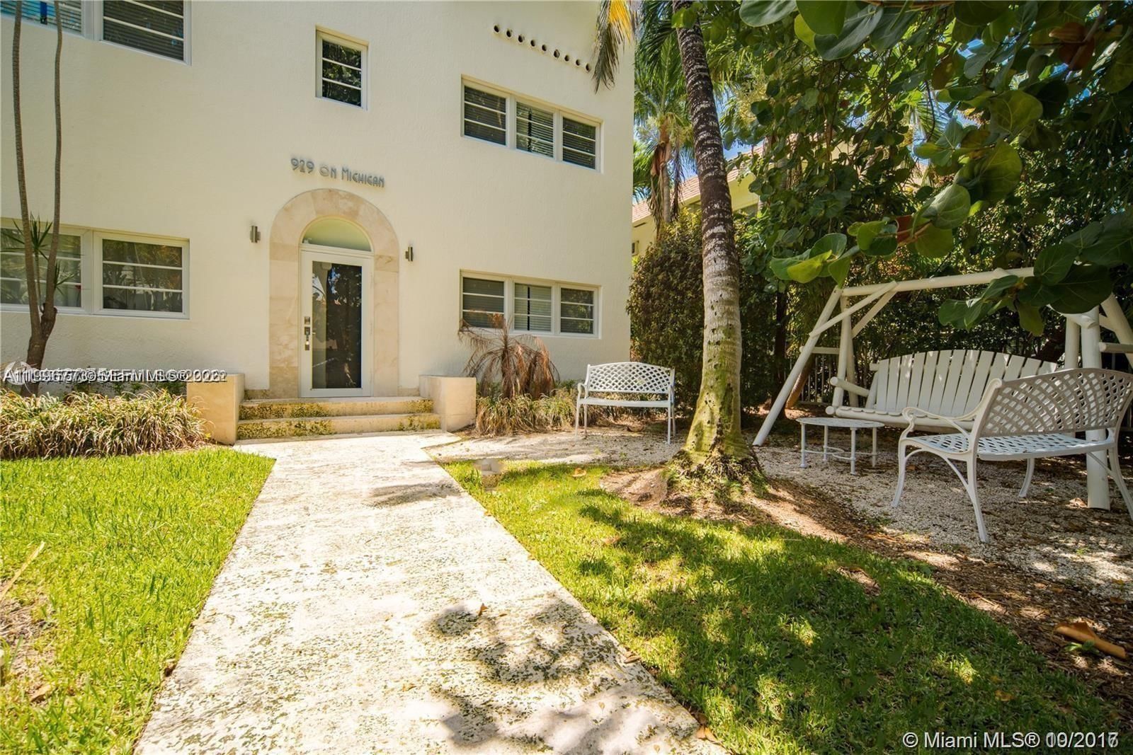 Real estate property located at 929 Michigan Ave #1, Miami-dade, 929 On Michigan Condo, Miami Beach, FL
