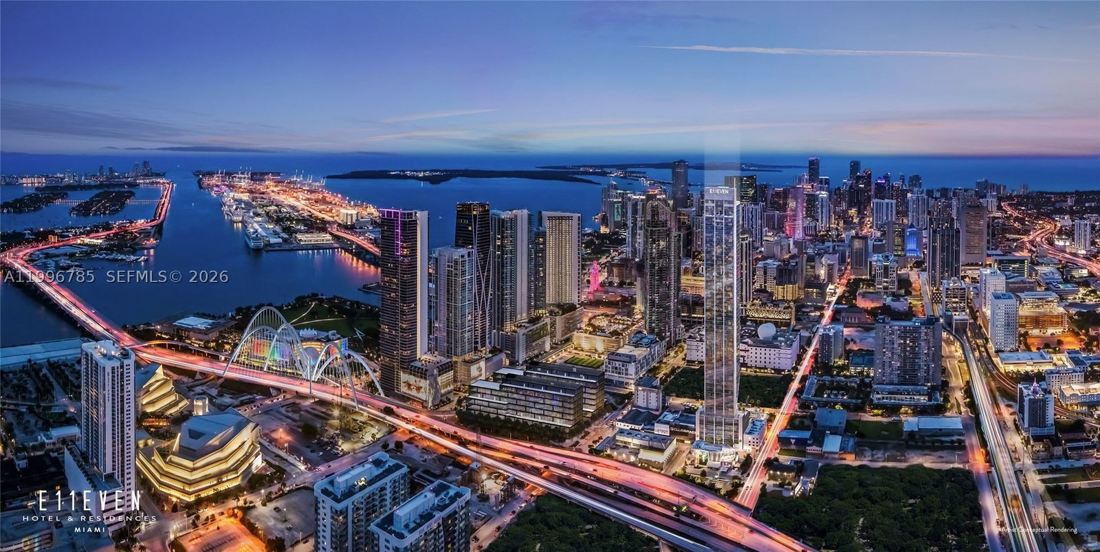 Real estate property located at 20 11th St #4308, Miami-dade, Miami North, Miami, FL