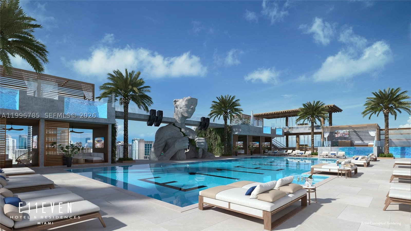 Real estate property located at 20 11th St #4308, Miami-dade, Miami North, Miami, FL