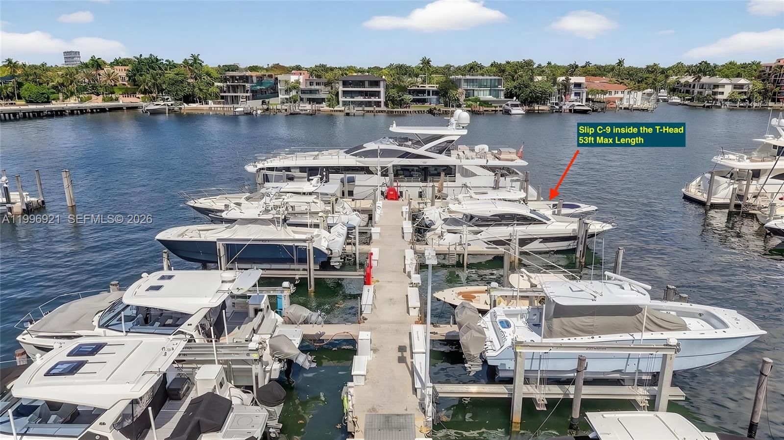 Real estate property located at 4 Grove Isle Dr. #C-9, Miami-dade, Grove Isle Marina, Miami, FL