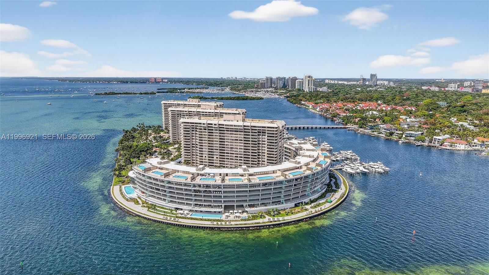 Real estate property located at 4 Grove Isle Dr. #C-9, Miami-dade, Grove Isle Marina, Miami, FL