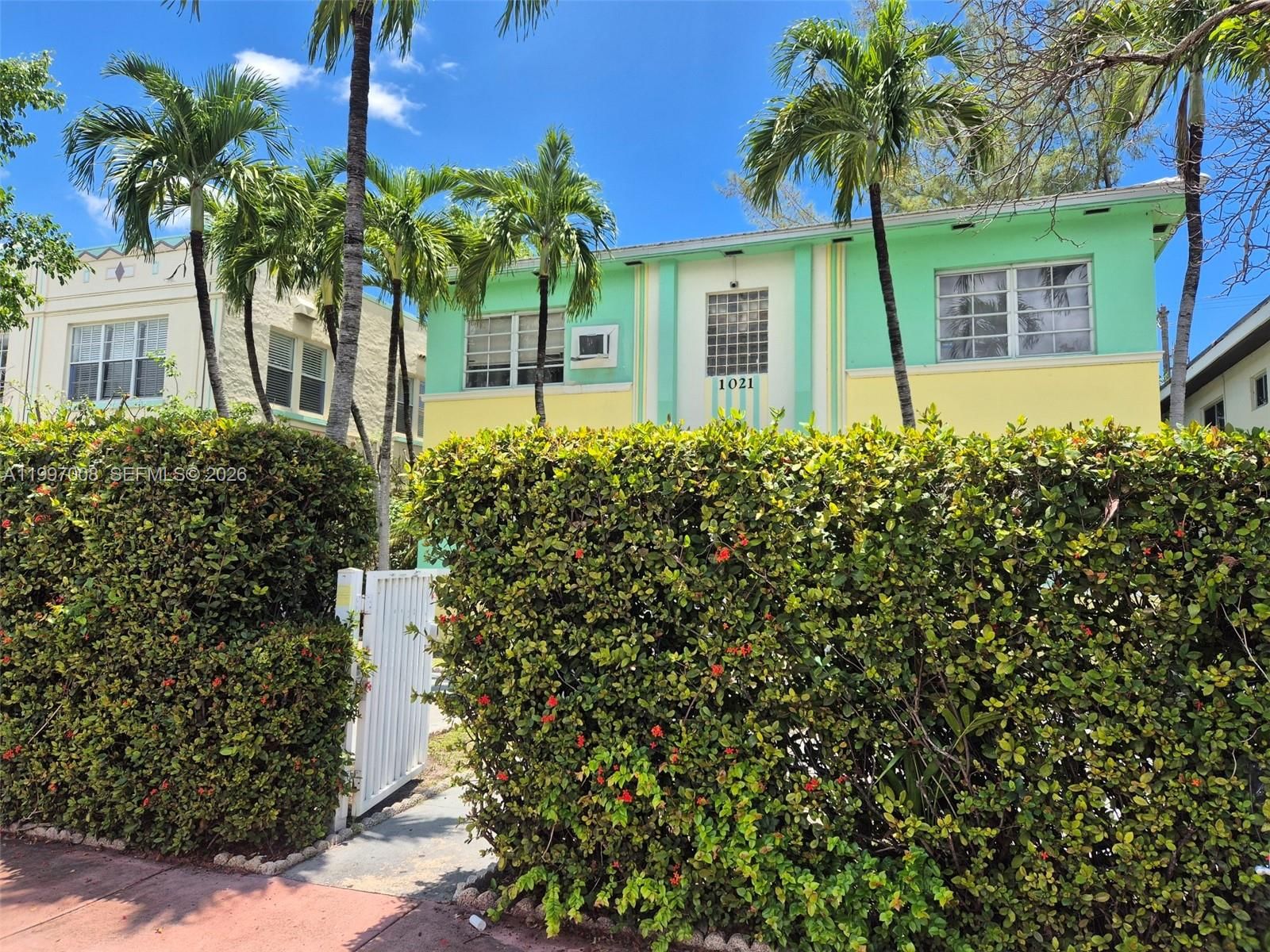 Real estate property located at 1021 Euclid Ave #10, Miami-dade, El Vicentin Condo, Miami Beach, FL