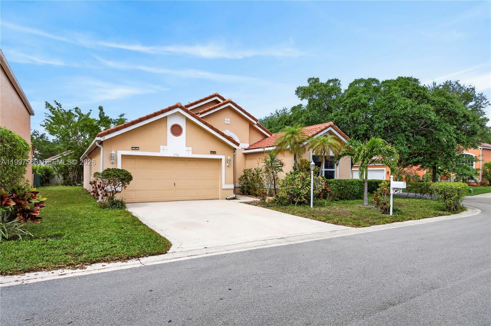Real estate property located at 290 116th Ter, Broward, West Glen Village, Coral Springs, FL