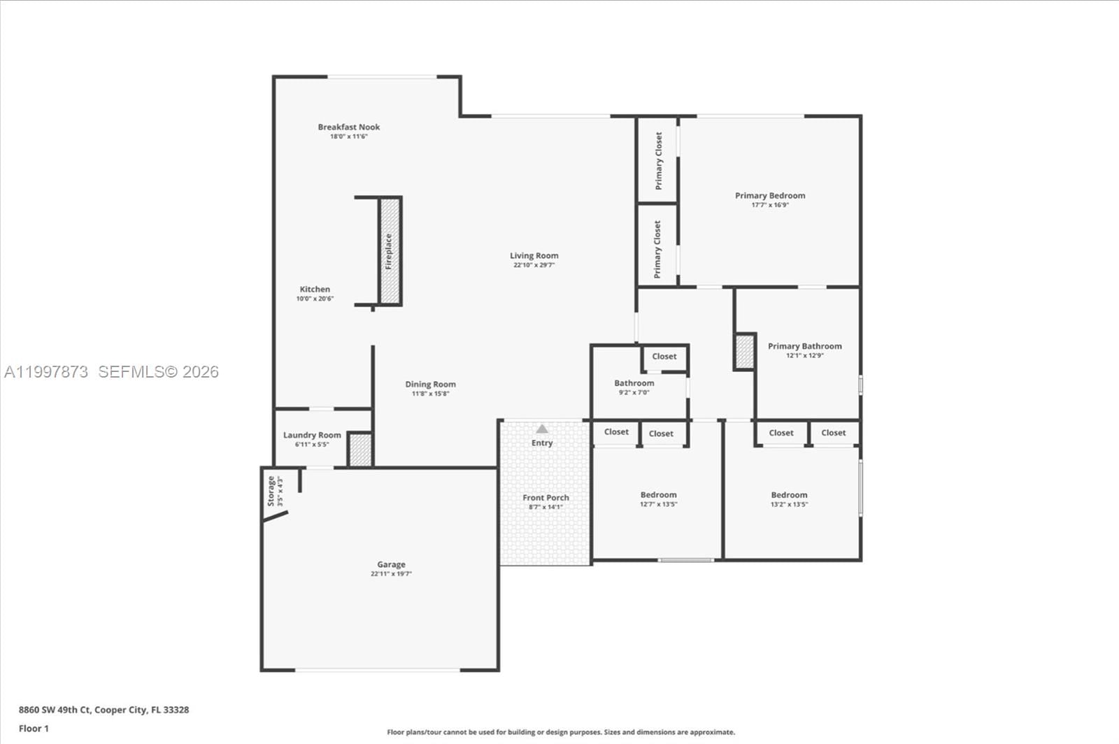 Real estate property located at 8860 49th Ct, Broward, Cooper Colony Estates Sec, Cooper City, FL