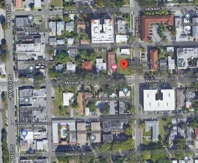 Real estate property located at 2001 Monroe St, Broward, Hollywood, Hollywood, FL