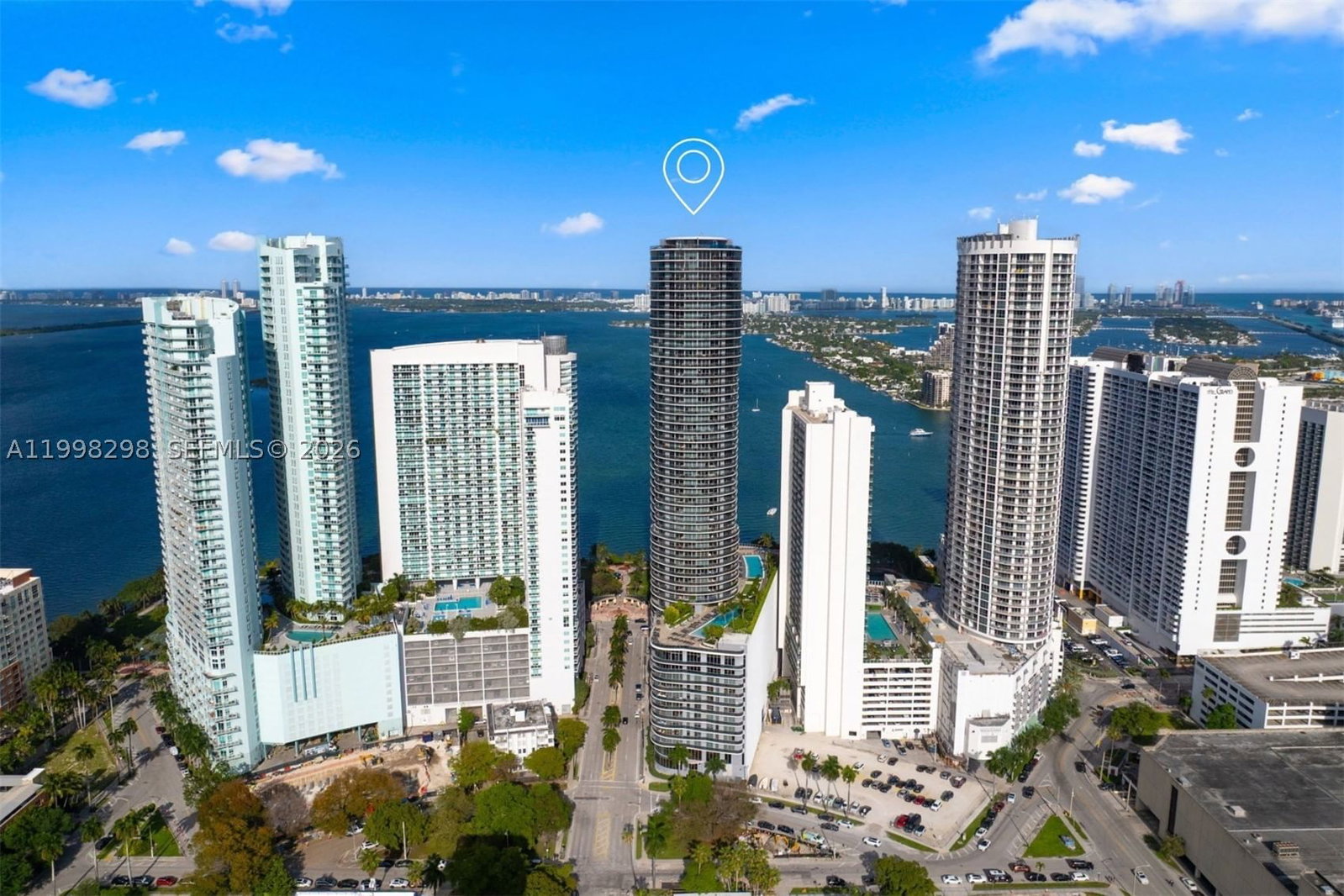 Real estate property located at 488 18th St #715, Miami-dade, Aria On The Bay Condo, Miami, FL