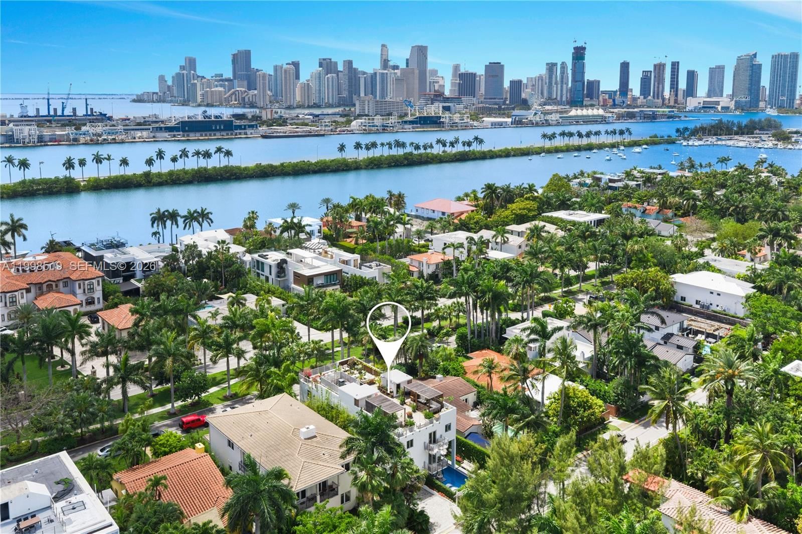 Real estate property located at 215 Palm Ave, Miami-dade, Riviera 1st & 2nd Addn Am, Miami Beach, FL