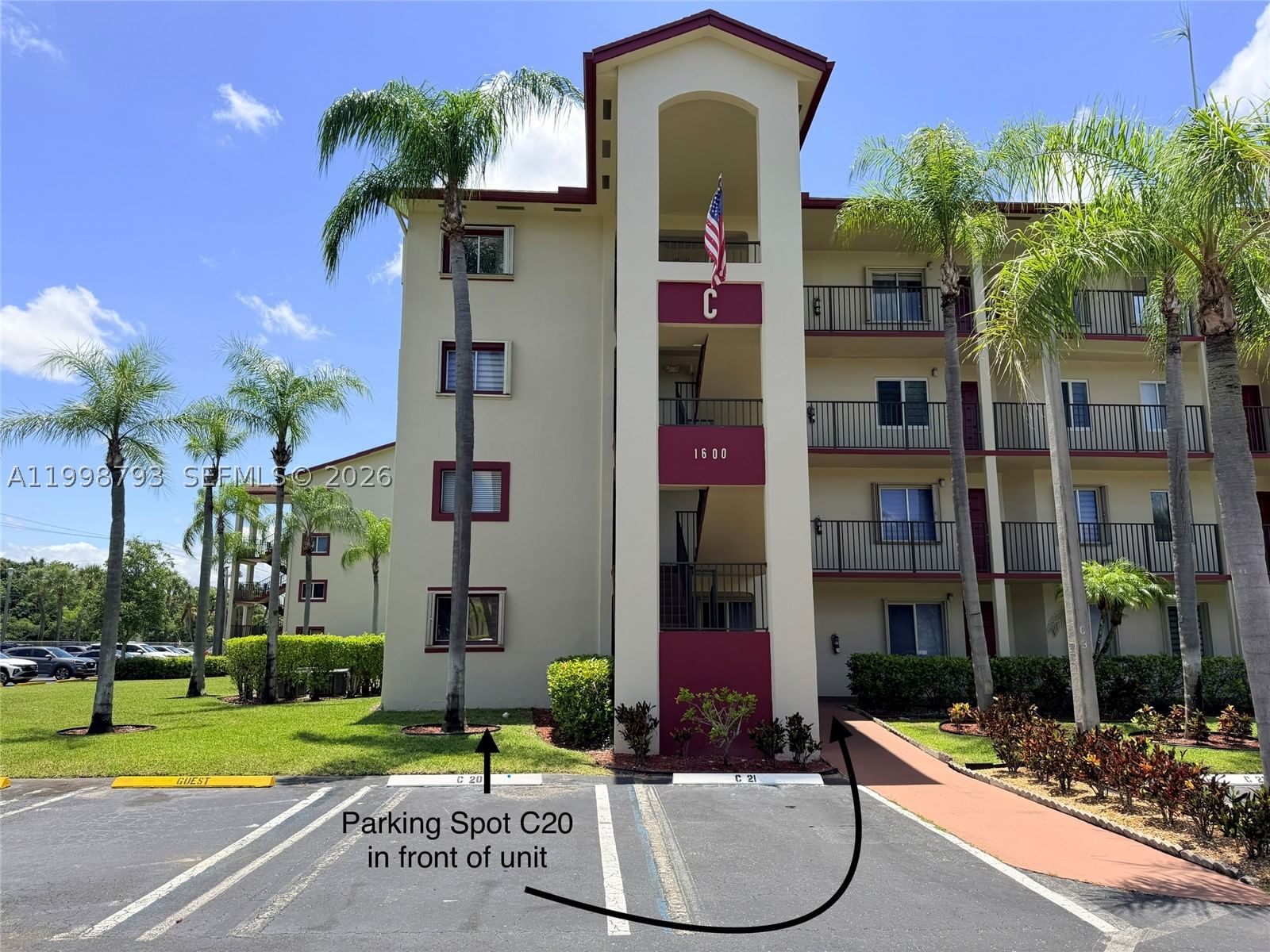 Real estate property located at 1600 127th Way #101C, Broward, Garfield At Century Villa, Pembroke Pines, FL