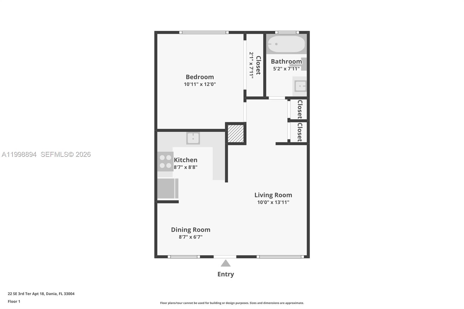 Real estate property located at 22 3rd Ter #18, Broward, Ronola Apts Condo, Dania Beach, FL