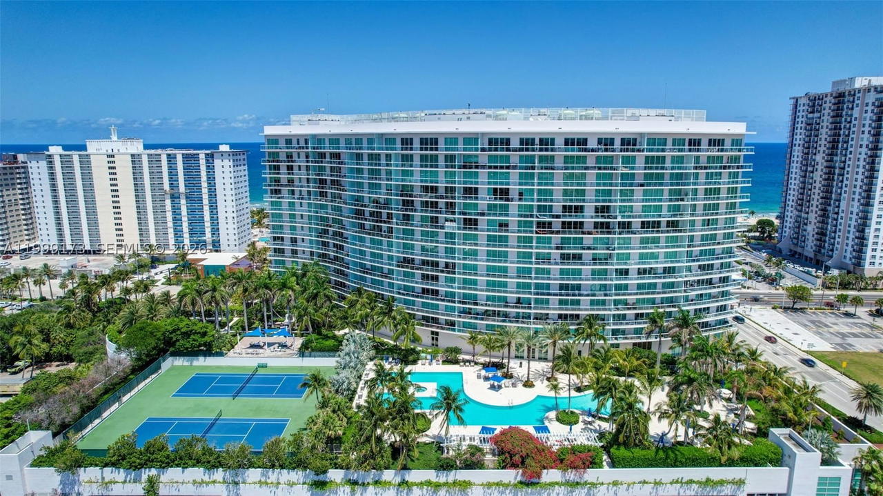 Real estate property located at 1 Ocean Blvd #1408, Broward, Plaza At Oceanside (the), Pompano Beach, FL