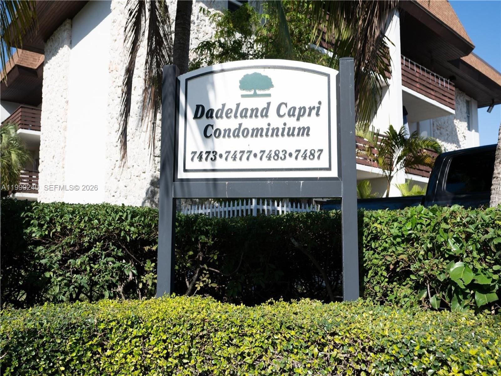 Real estate property located at 7473 82nd St A209, Miami-dade, Dadeland Capri Condo, Miami, FL