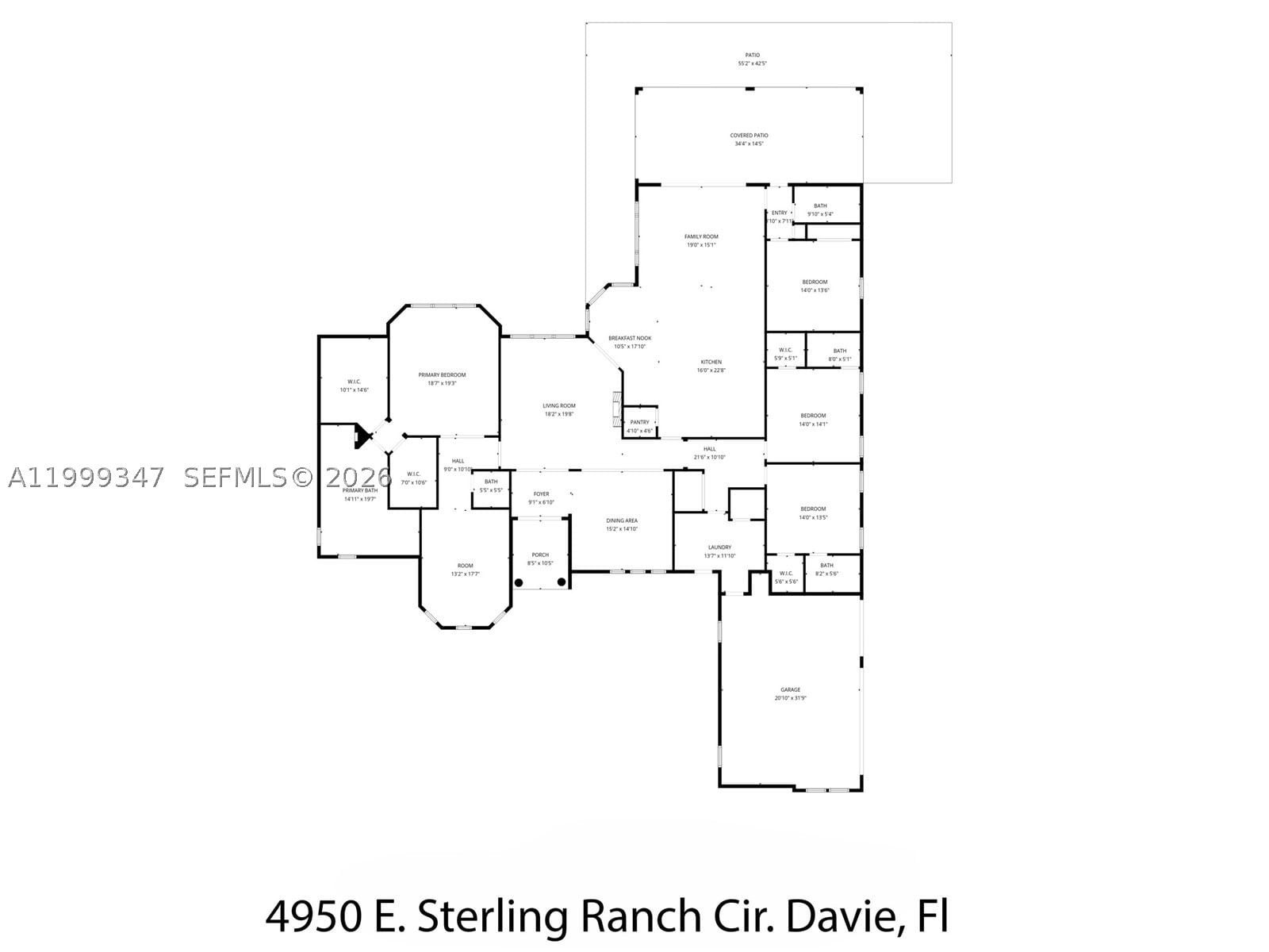 Real estate property located at 4950 Sterling Ranch Cir, Broward, Sterling Ranch, Davie, FL