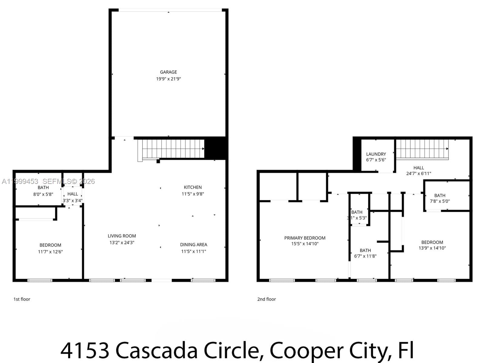 Real estate property located at 4153 Cascada Cir, Broward, Monterra Plat, Cooper City, FL