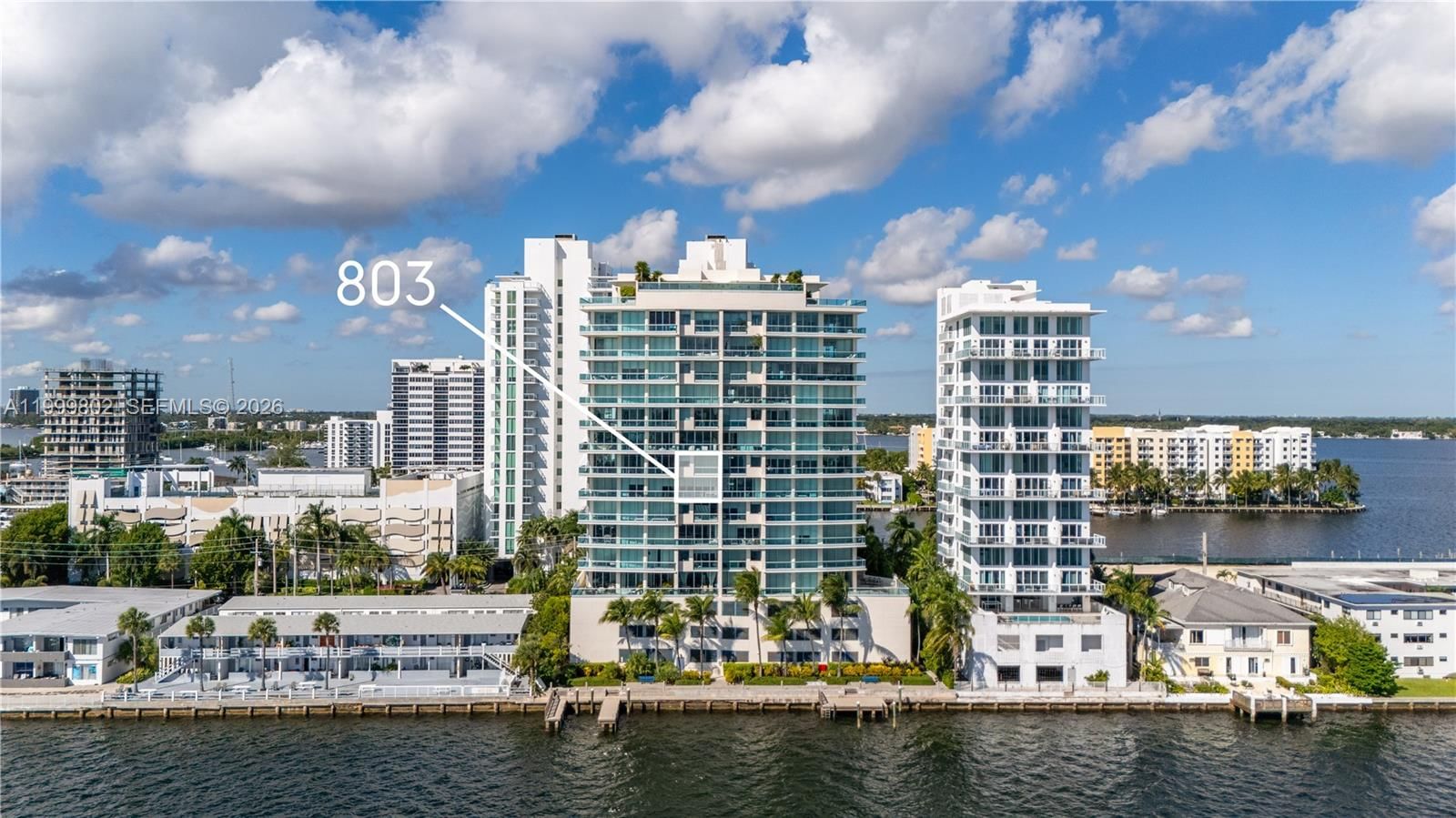 Real estate property located at 7935 East Dr #803, Miami-dade, Harbour Island, North Bay Village, FL