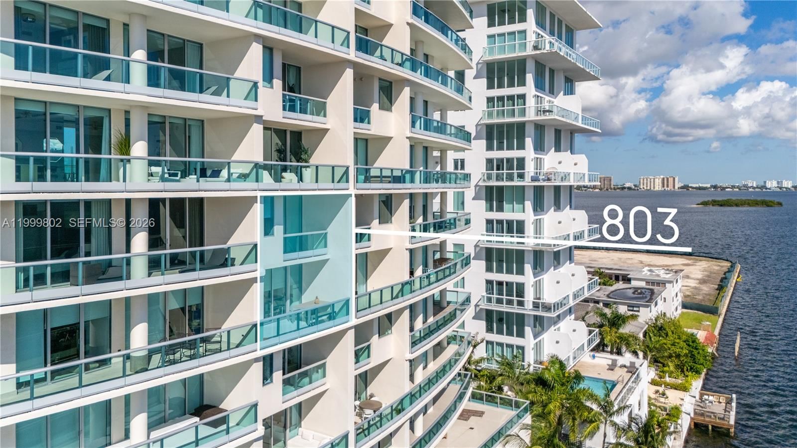 Real estate property located at 7935 East Dr #803, Miami-dade, Harbour Island, North Bay Village, FL