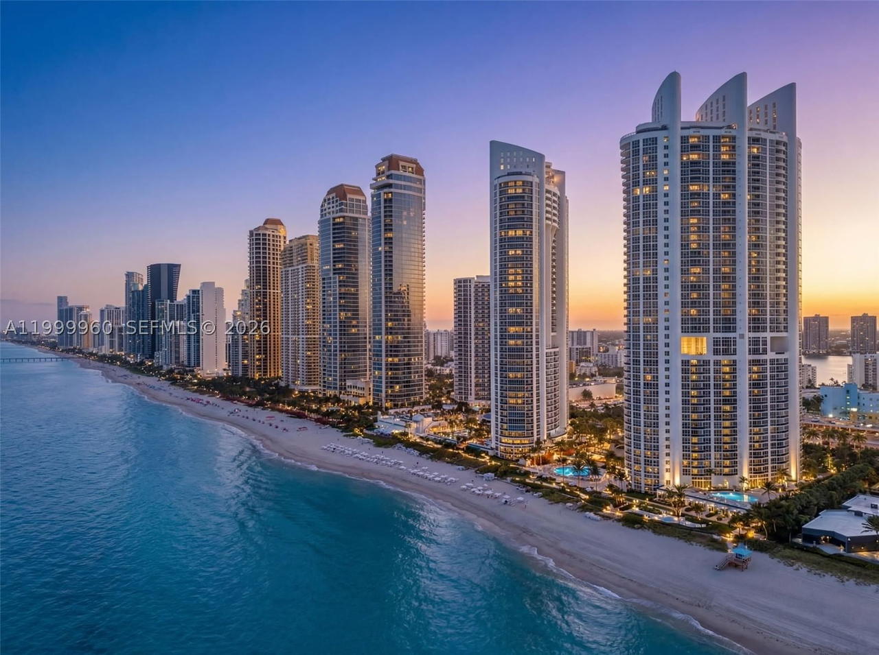 Real estate property located at 18101 Collins Ave #5104, Miami-dade, Trump Palace Condo, Sunny Isles Beach, FL