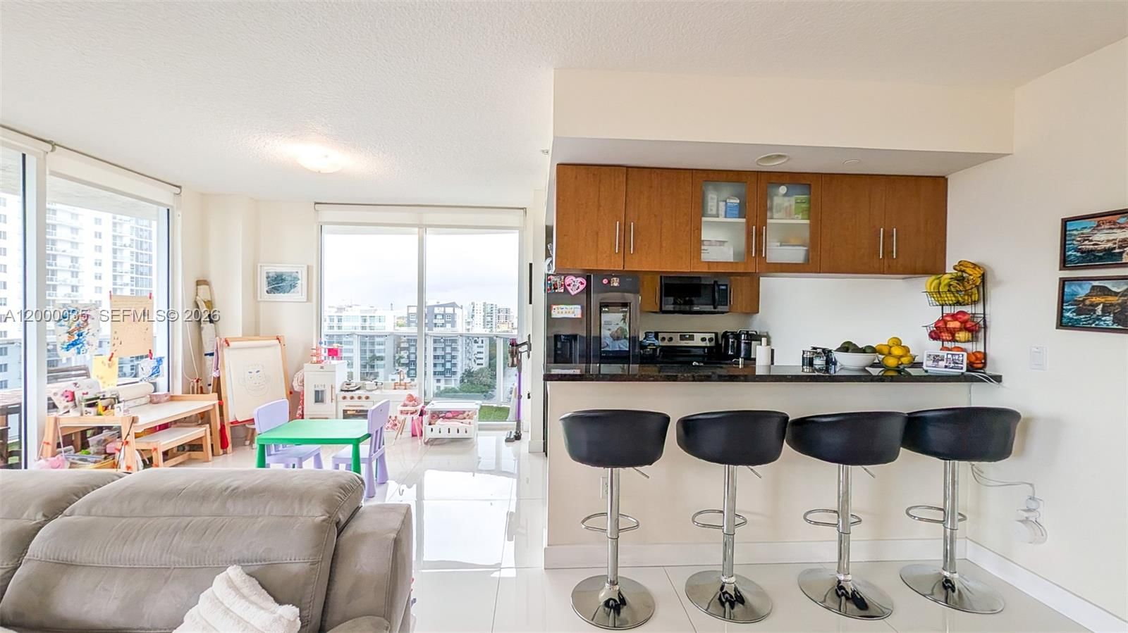 Real estate property located at 601 23rd St #1605, Miami-dade, 23 Biscayne Bay Condo, Miami, FL