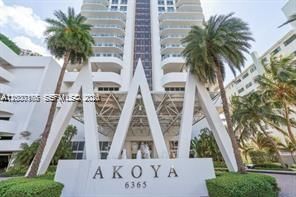 Real estate property located at 6365 Collins Ave #3309, Miami-dade, Akoya Condo, Miami Beach, FL