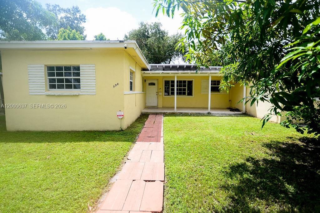 Real estate property located at 298 104th St, Miami-dade, W Miami Shores Sec B, Miami, FL