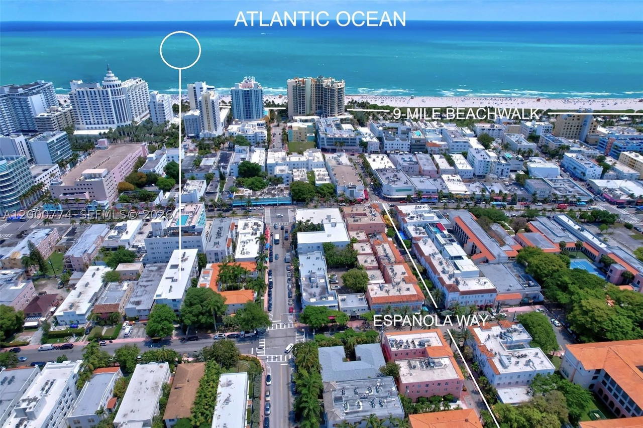Real estate property located at 1519 Drexel Ave #201 + DEN, Miami-dade, Drexel 15 Condo, Miami Beach, FL