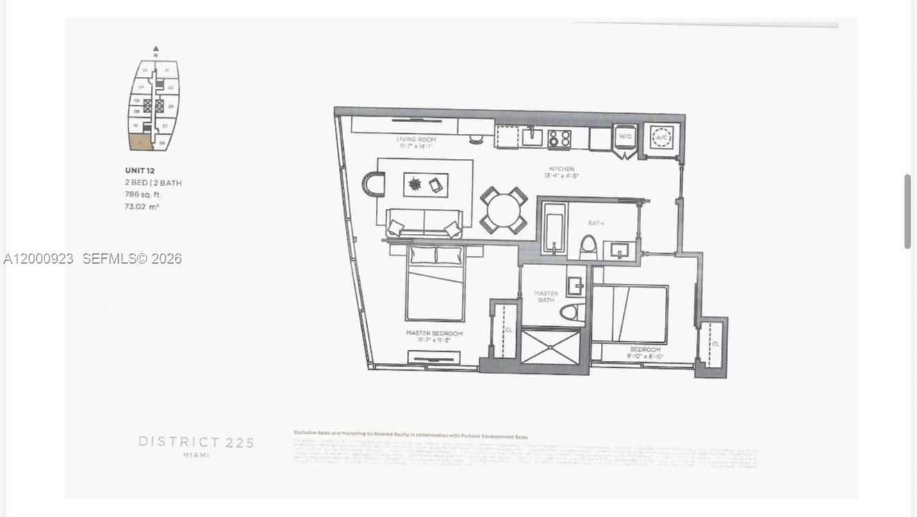 Real estate property located at 225 Miami Ave #212, Miami-dade, District 225 Condo, Miami, FL