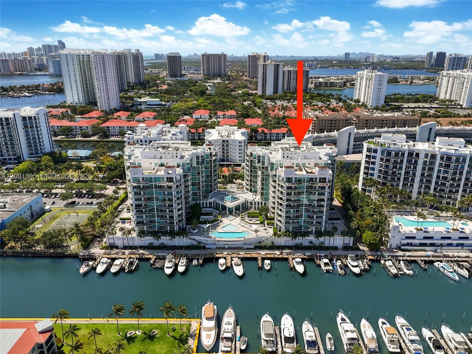 Real estate property located at 3131 188th St #1-808, Miami-dade, The Atrium At Aventura Co, Aventura, FL