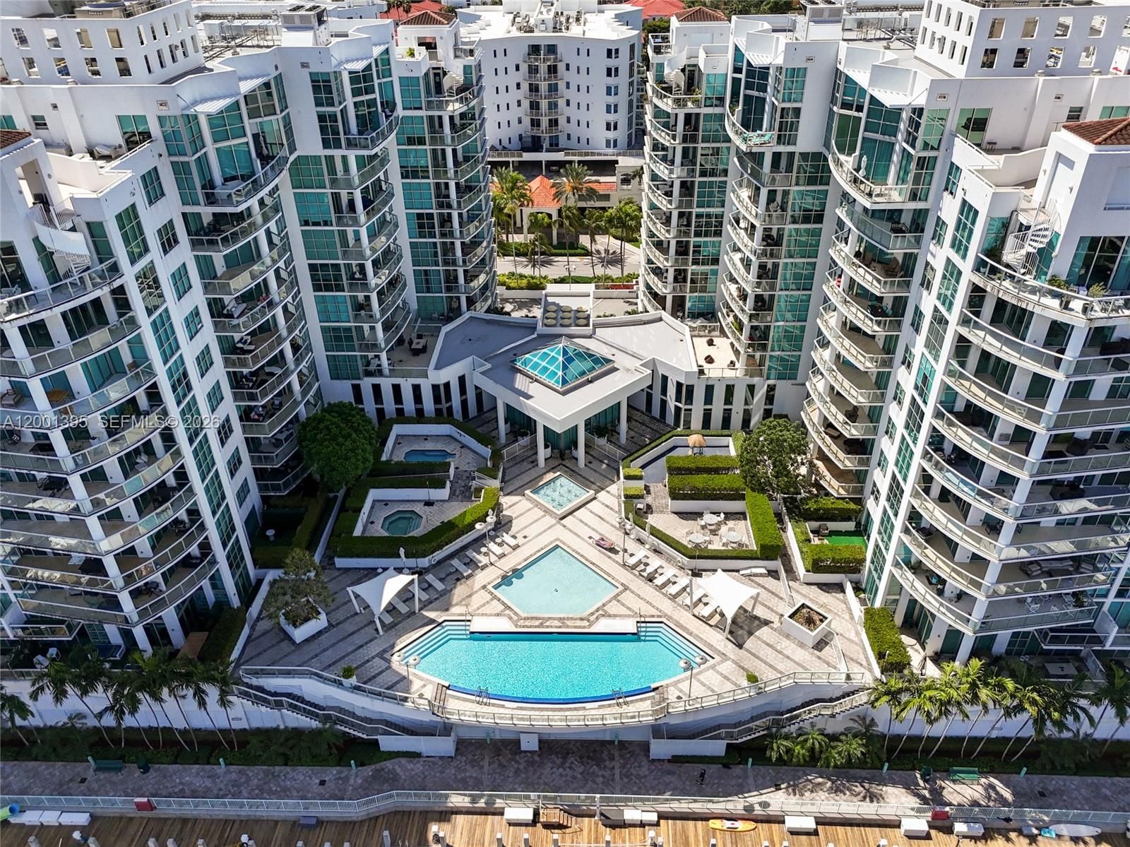 Real estate property located at 3131 188th St #1-808, Miami-dade, The Atrium At Aventura Co, Aventura, FL