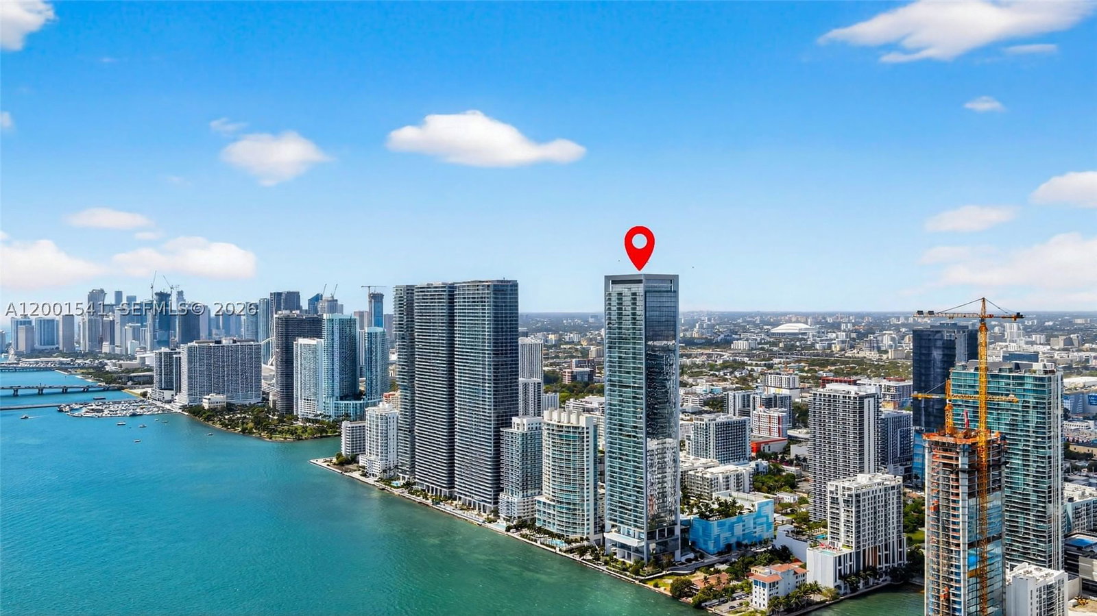 Real estate property located at 700 26 Ter #3602, Miami-dade, Missoni Baia, Miami, FL