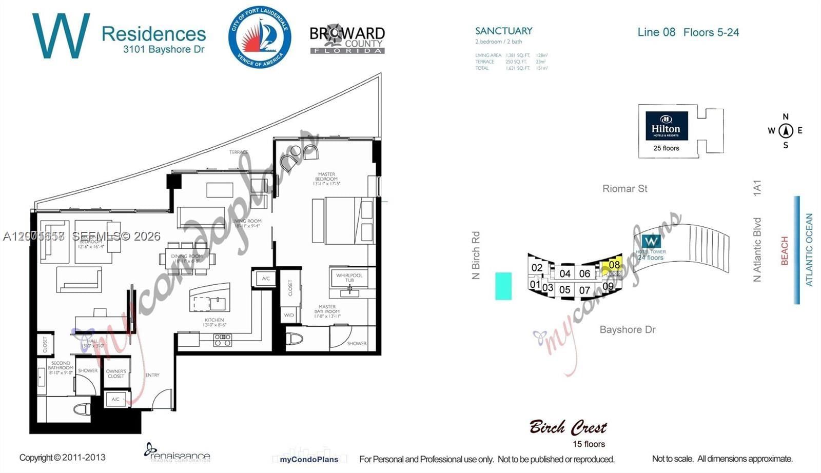 Real estate property located at 3101 Bayshore Dr #608, Broward, Fort Lauderdale Residence, Fort Lauderdale, FL