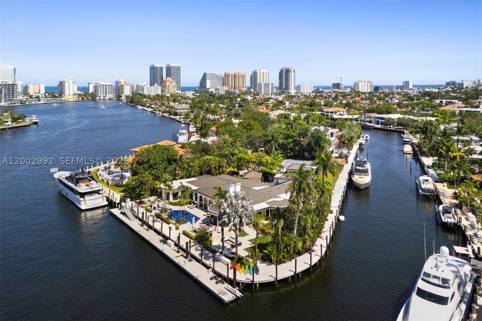 Real estate property located at 2300 Aqua Vista Blvd, Broward, Merritt Isle, Fort Lauderdale, FL