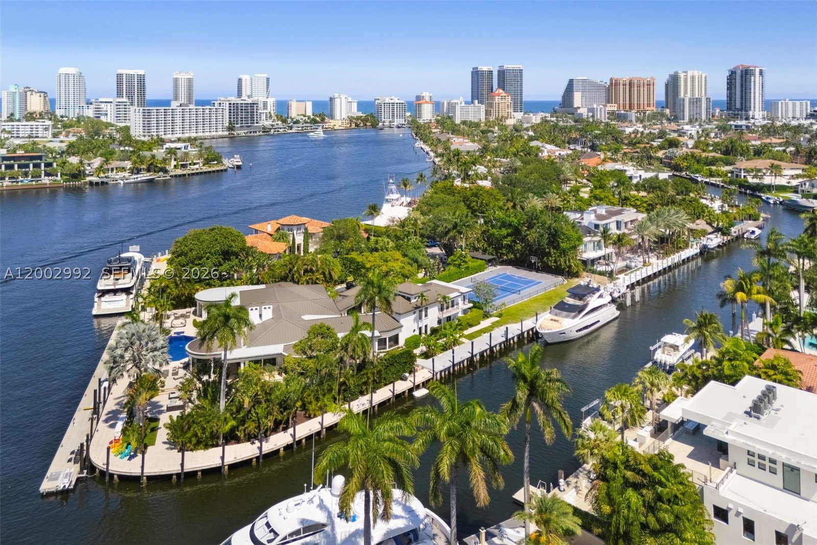Real estate property located at 2300 Aqua Vista Blvd, Broward, Merritt Isle, Fort Lauderdale, FL