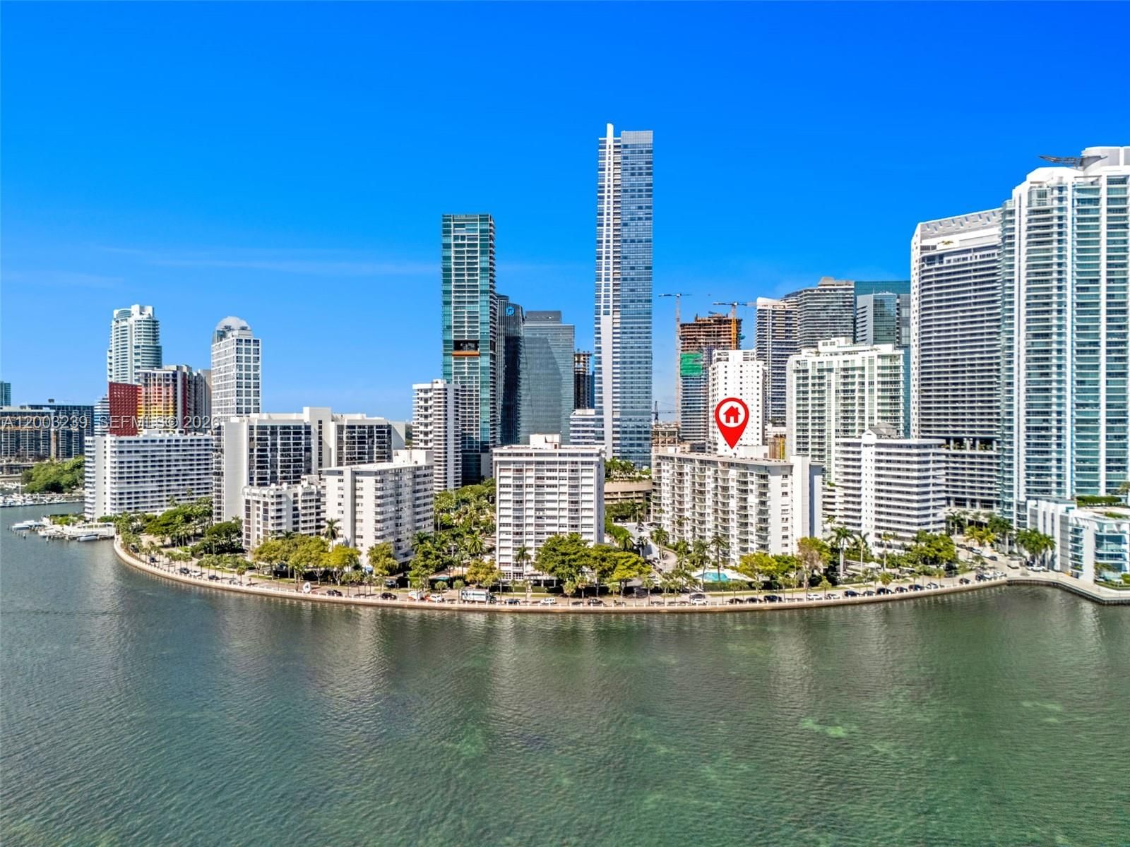 Real estate property located at 1408 Brickell Bay Dr #518, Miami-dade, Brickell Bay Tower Condo, Miami, FL