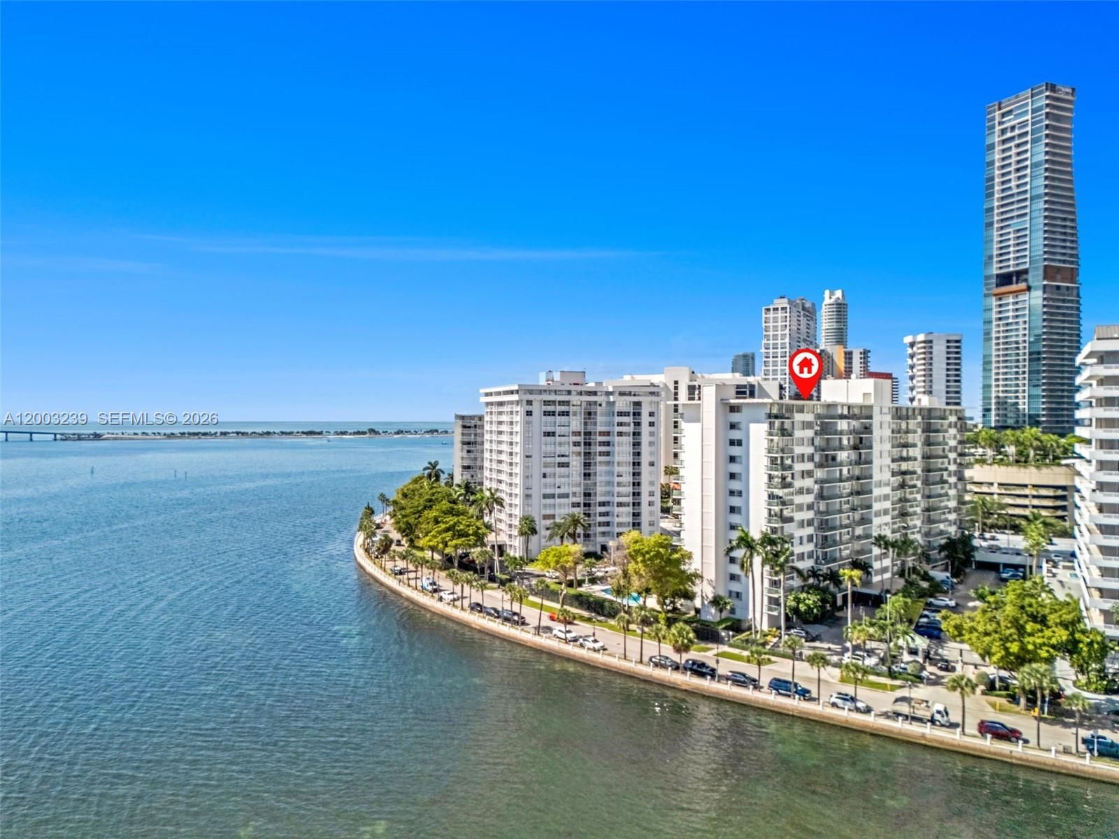 Real estate property located at 1408 Brickell Bay Dr #518, Miami-dade, Brickell Bay Tower Condo, Miami, FL
