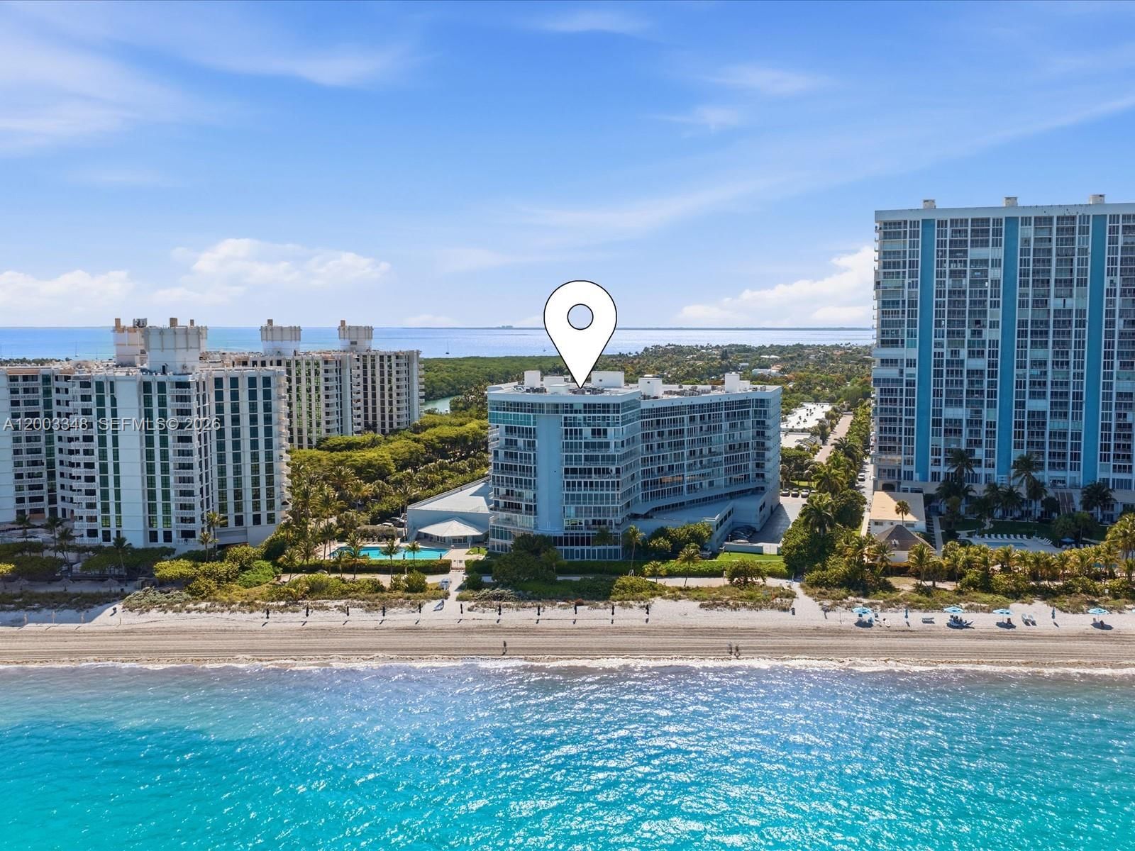 Real estate property located at 600 Grapetree Dr #10BN, Miami-dade, Mar-azul Condo, Key Biscayne, FL