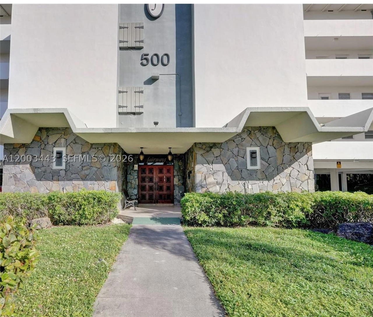 Real estate property located at 500 14th Ave #306, Broward, Fairways Co-op, Hallandale Beach, FL