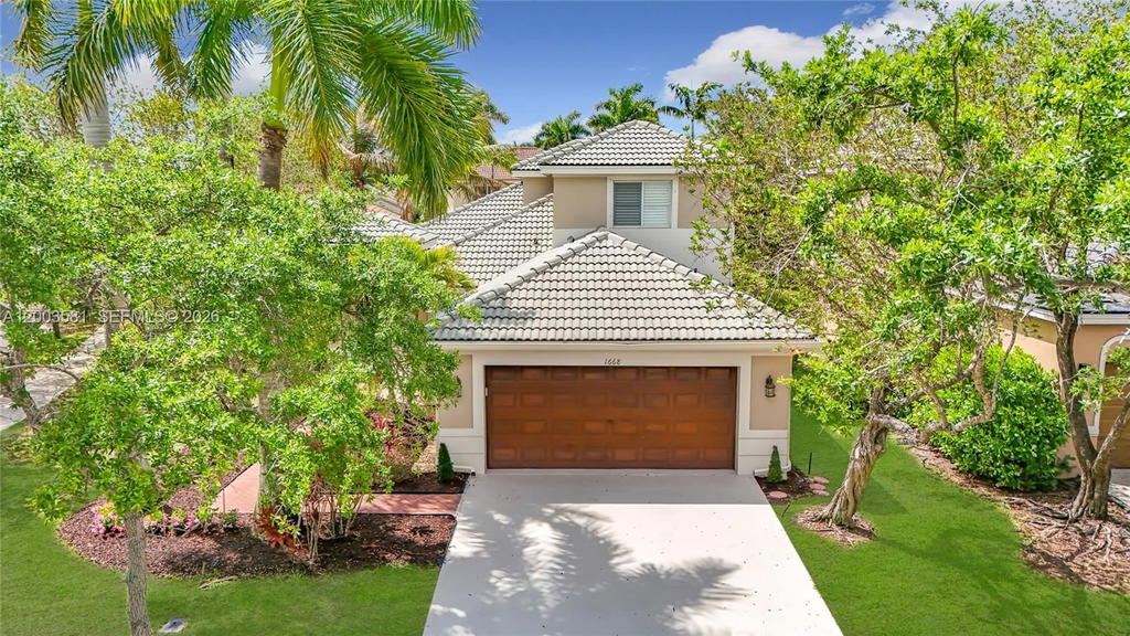 Real estate property located at 1668 Winterberry Ln, Broward, Sector 2- Parcels 21b 22, Weston, FL