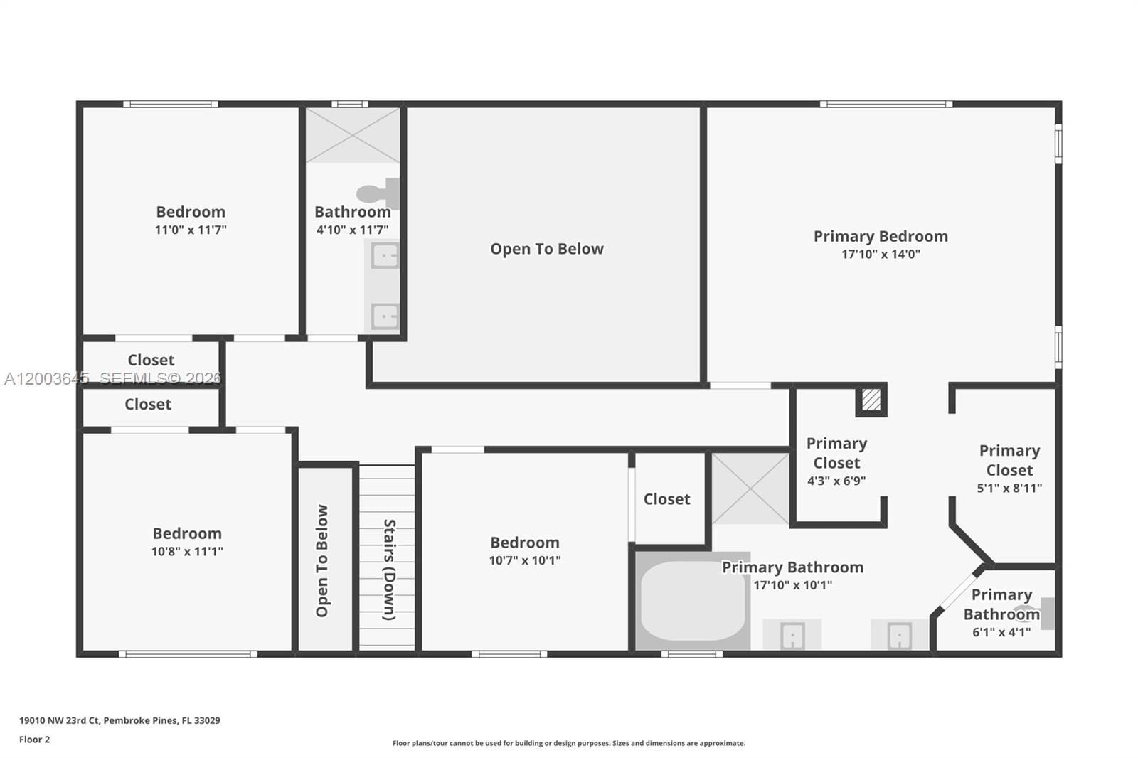 Real estate property located at 19010 23rd Ct, Broward, Big Sky Plat - Keystone Lk, Pembroke Pines, FL