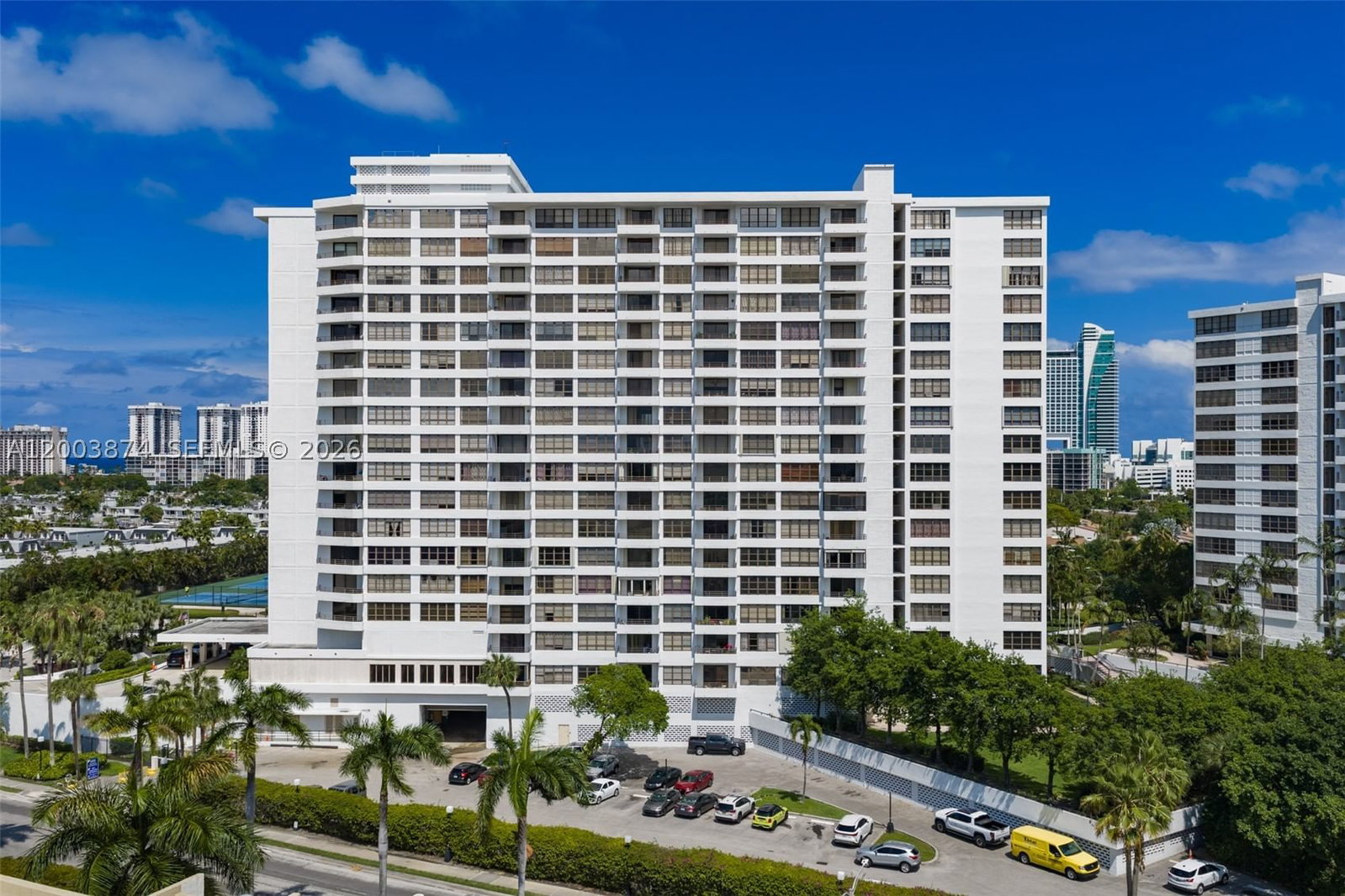 Real estate property located at 600 Three Islands Blvd #1707, Broward, Olympus Condo, Hallandale Beach, FL
