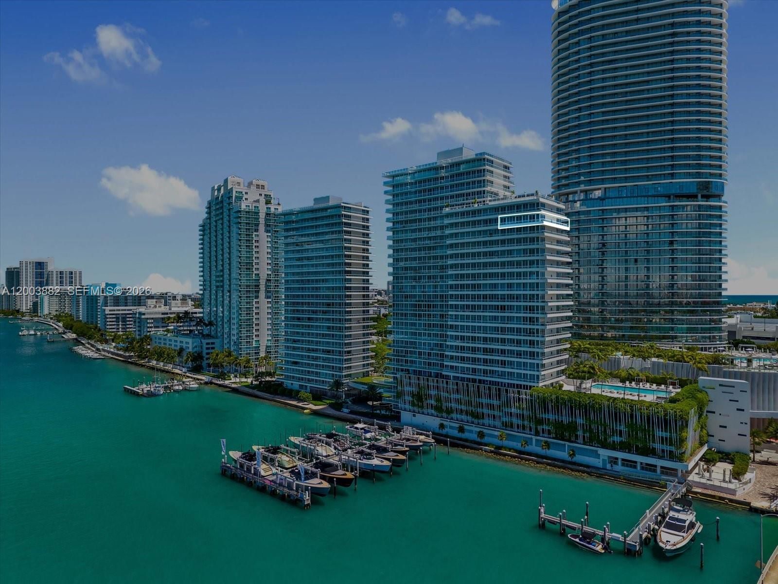 Real estate property located at 520 West Ave #2101, Miami-dade, The Bentley Bay Condo, Miami Beach, FL