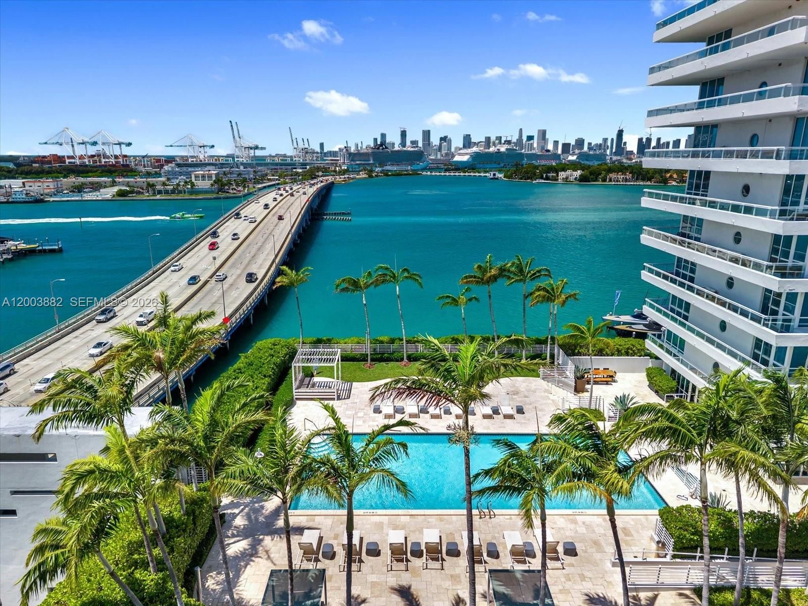 Real estate property located at 520 West Ave #2101, Miami-dade, The Bentley Bay Condo, Miami Beach, FL