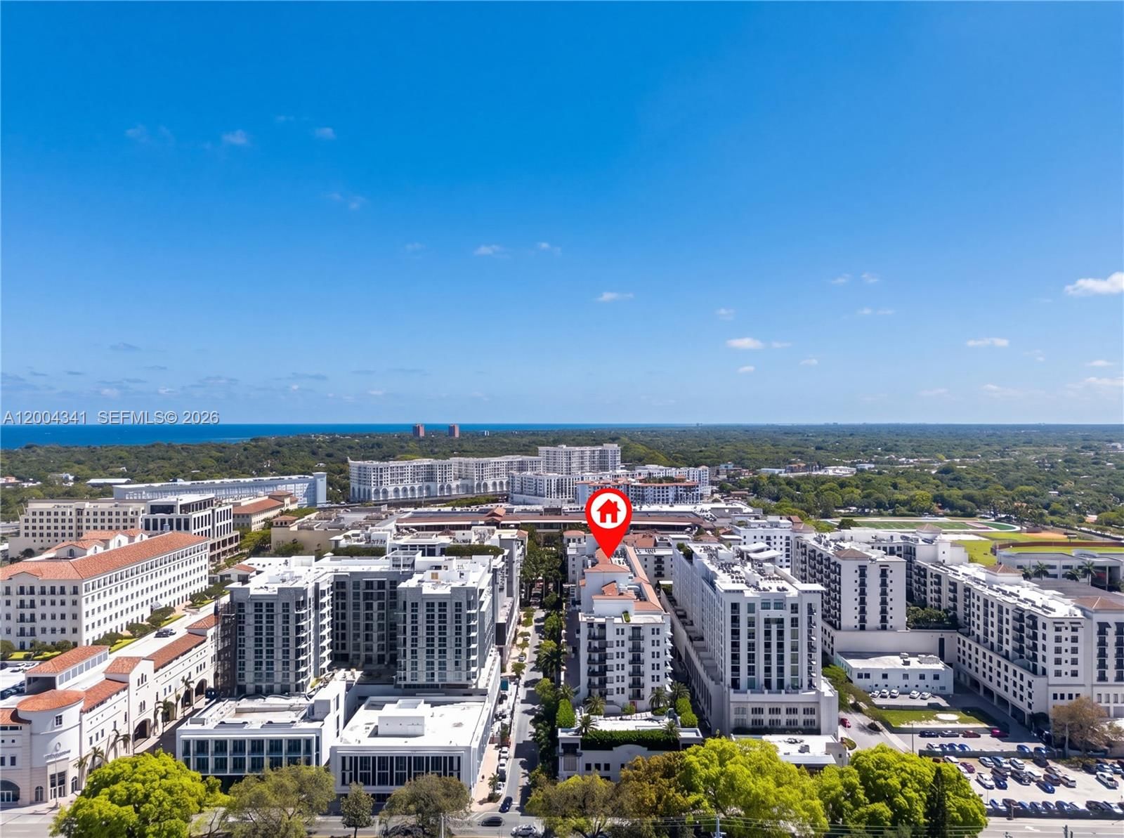 Real estate property located at 4100 Salzedo St #619, Miami-dade, One Village Place Condo, Coral Gables, FL
