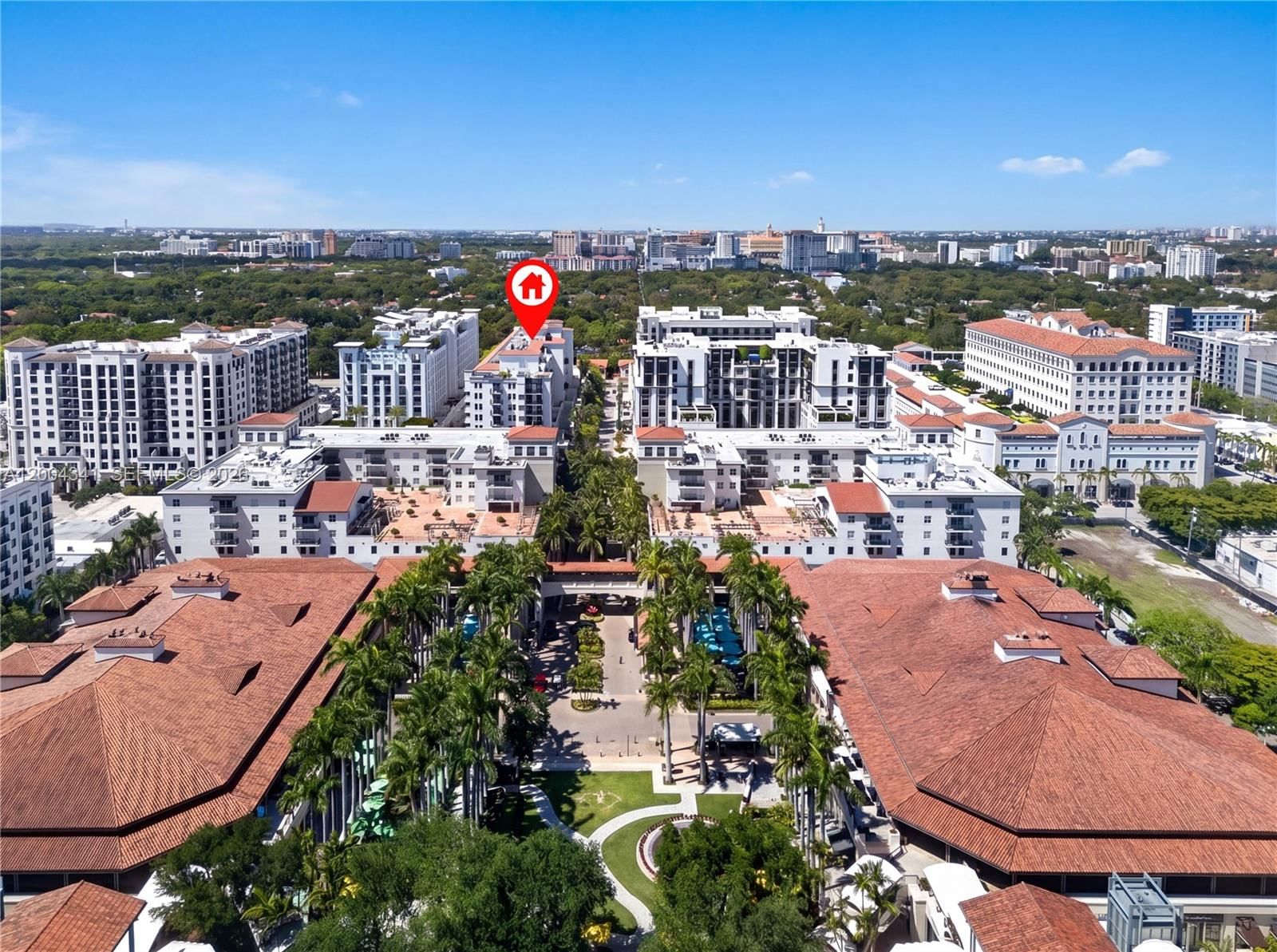 Real estate property located at 4100 Salzedo St #619, Miami-dade, One Village Place Condo, Coral Gables, FL