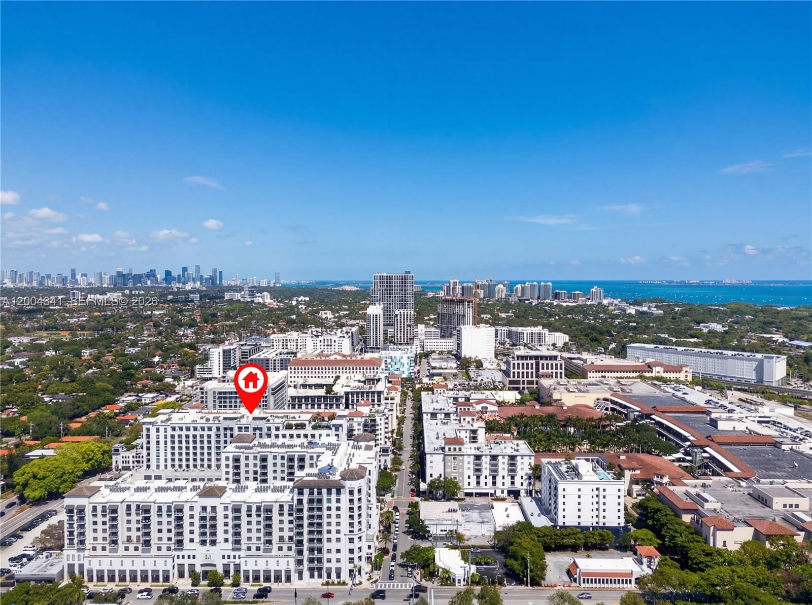 Real estate property located at 4100 Salzedo St #619, Miami-dade, One Village Place Condo, Coral Gables, FL