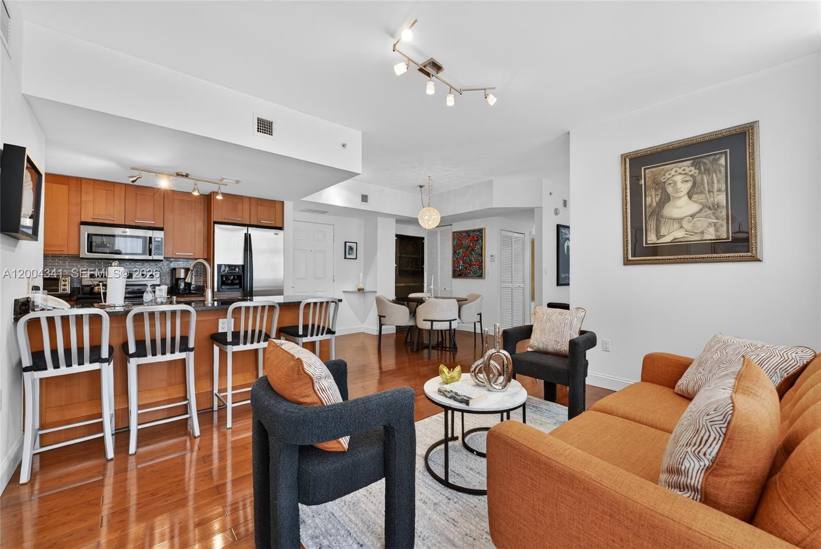 Real estate property located at 4100 Salzedo St #619, Miami-dade, One Village Place Condo, Coral Gables, FL