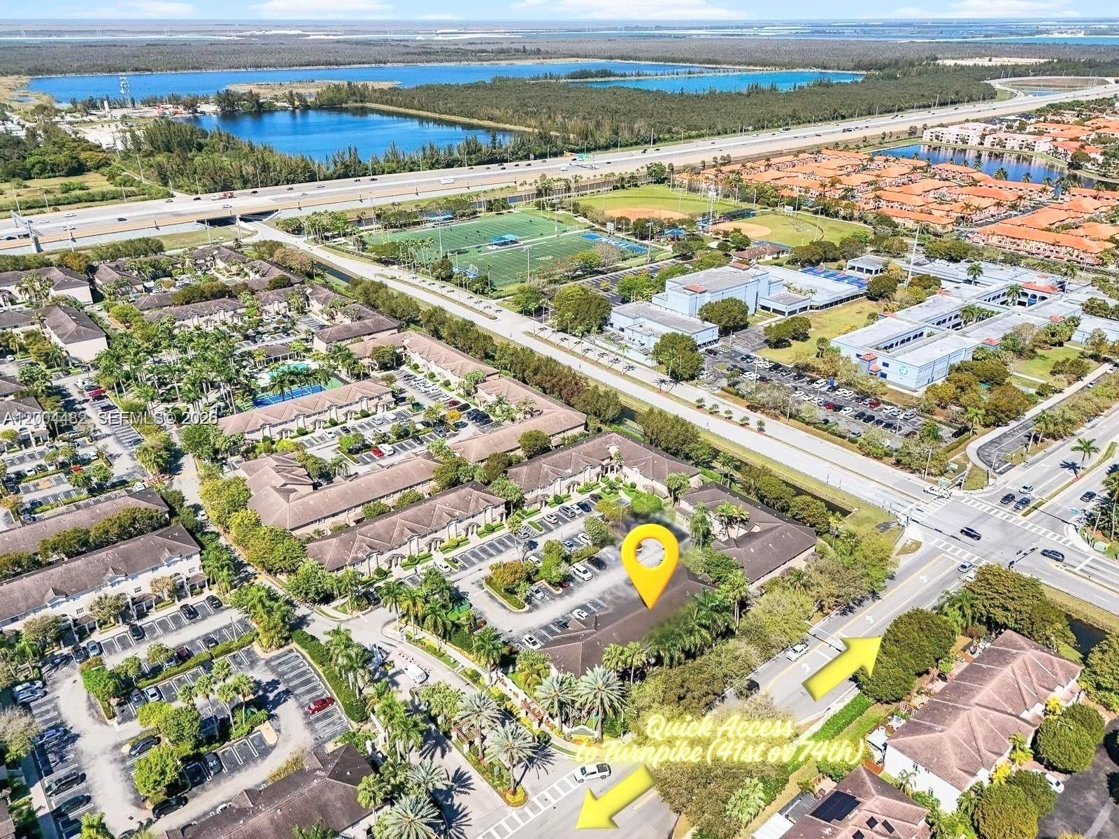 Real estate property located at 5701 114th Ct #104, Miami-dade, Las Brisas At Doral Condo, Doral, FL