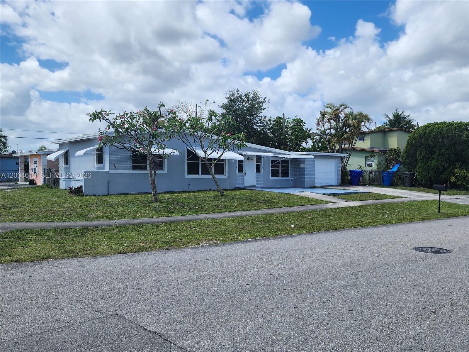 Real estate property located at 4100 36th St, Broward, Lake Forest Sec 2, West Park, FL
