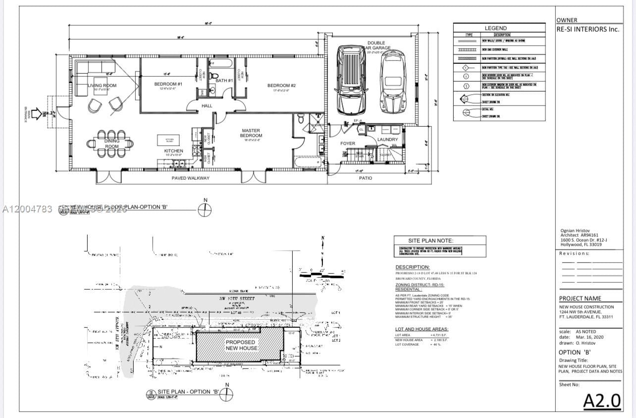 Real estate property located at 1244 5th Avenue, Broward, Progresso, Fort Lauderdale, FL