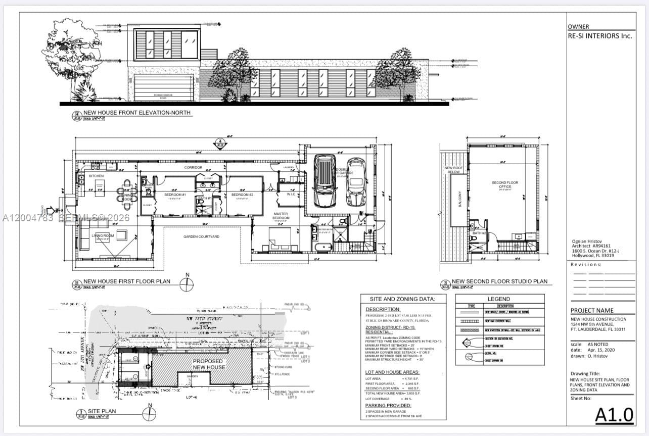 Real estate property located at 1244 5th Avenue, Broward, Progresso, Fort Lauderdale, FL