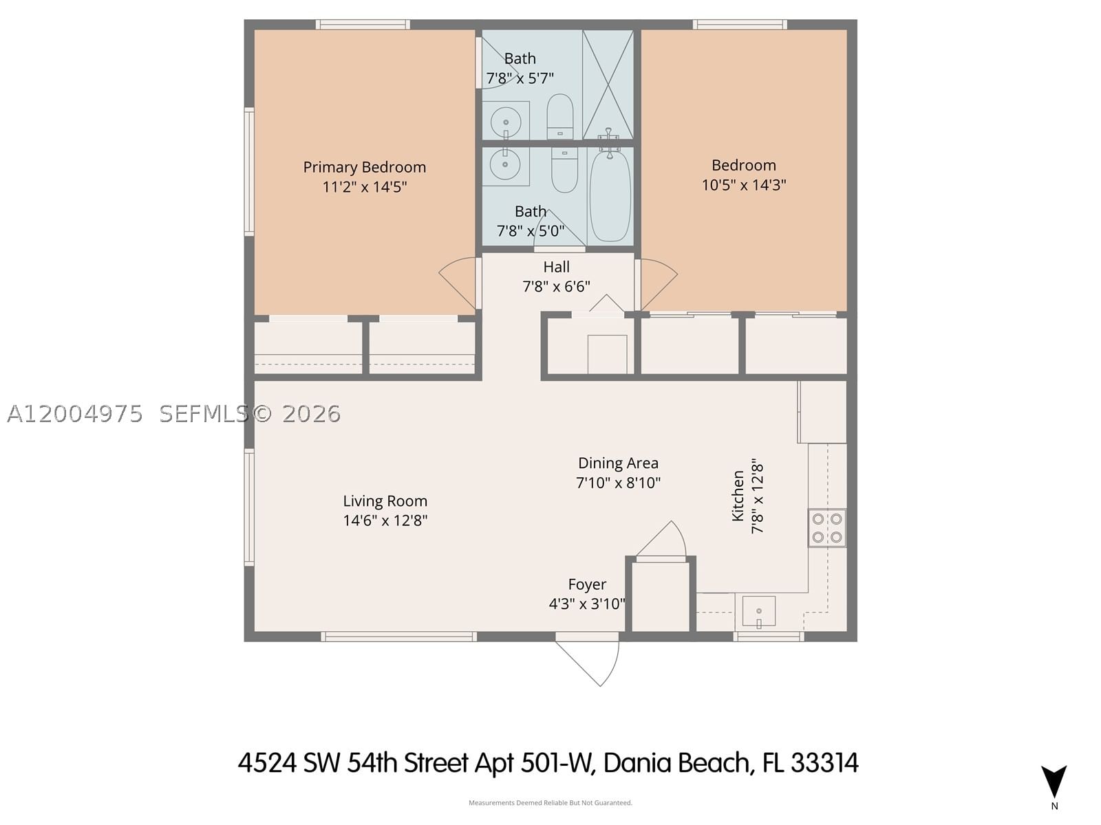 Real estate property located at 4524 54th St #501-W, Broward, Emerald Isles Condo, Dania Beach, FL